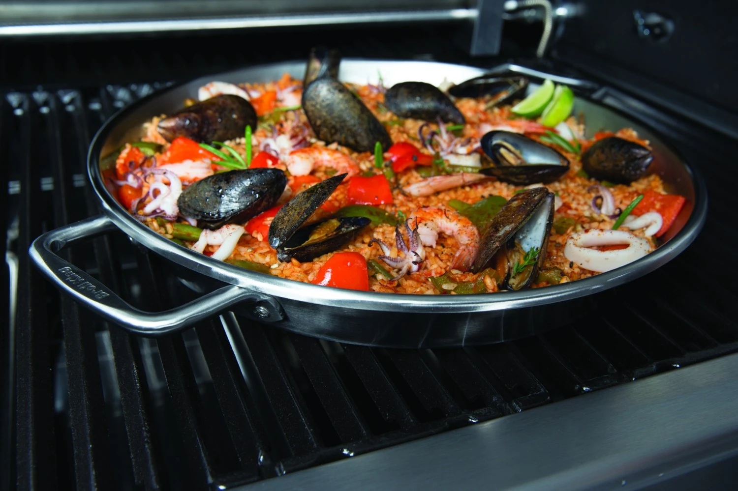 Broil King Paella Pfanne - Edelstahl Ø 35,6 Cm 5 Broil King Paella Pfanne - Edelstahl Ø 35,6 Cm – Bild 3