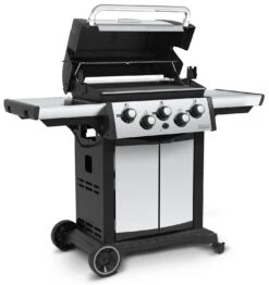 Broil King Signet 390 Gasgrill Inkl. Drehspieß + Grillfürst Fettschiene - Modell 2023 -Barbecue Serien Geschäft 21503 Broil King Signet 390 946882 SIDE02