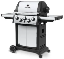 Broil King Signet 390 Gasgrill Inkl. Drehspieß + Grillfürst Fettschiene - Modell 2023 -Barbecue Serien Geschäft 21503 Broil King Signet 390 946882 SIDE03