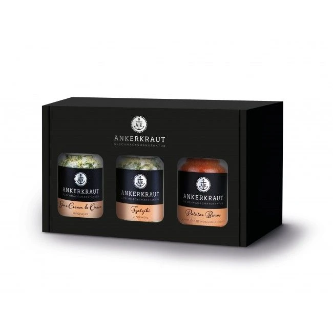 Ankerkraut Set "Dips", 3 Gläser 3 Ankerkraut Set "Dips", 3 Gläser