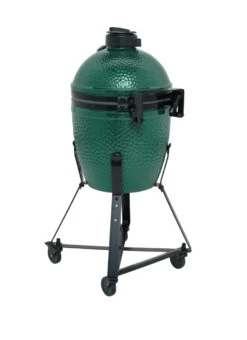 Big Green Egg Small Keramikgrill Starter - Paket -Barbecue Serien Geschäft Big Green Egg Small in Nest seitlich