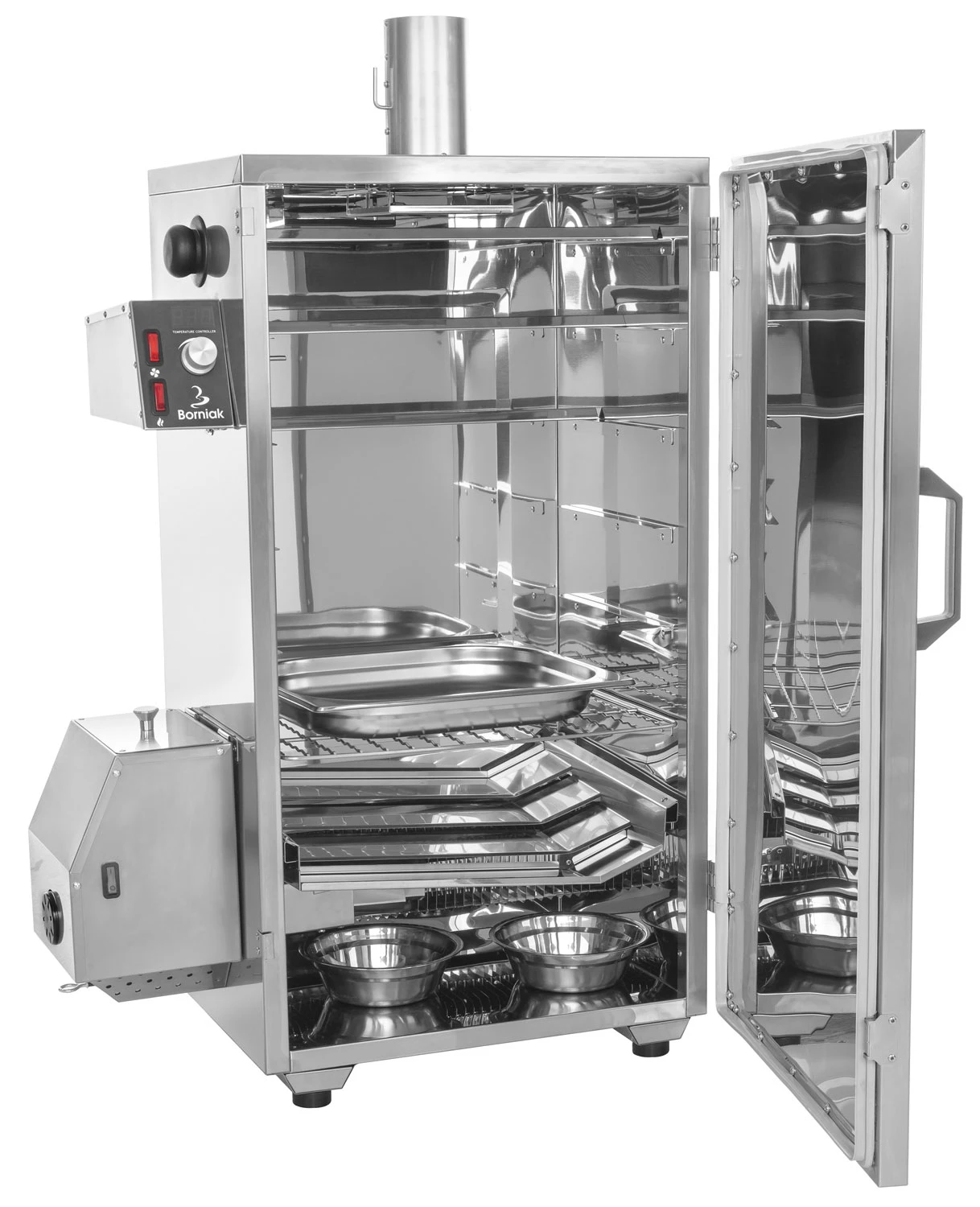 Borniak BBQ Smoker Digital BBDS-70 Edelstahl - Version 1.4 3 Borniak BBQ Smoker Digital BBDS-70 Edelstahl - Version 1.4 – Bild 2