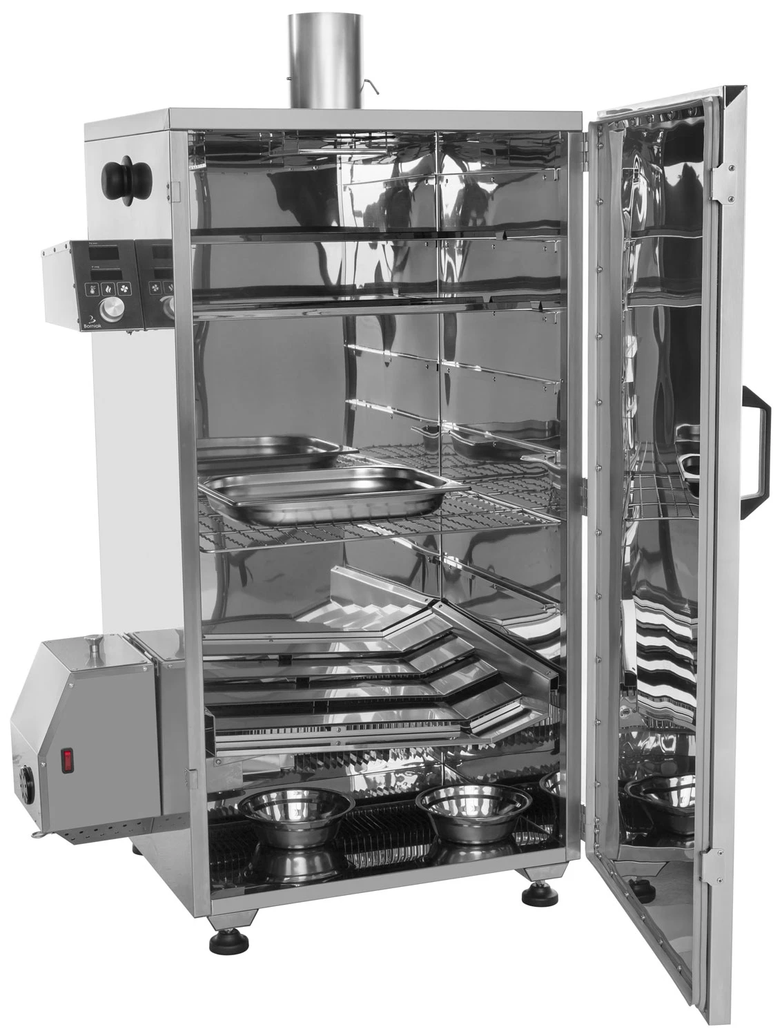 Borniak BBQ Smoker Digital BBDST-150 Edelstahl - Version 1.4 Mit Timer 4 Borniak BBQ Smoker Digital BBDST-150 Edelstahl - Version 1.4 Mit Timer – Bild 2