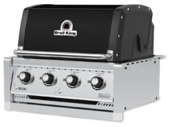 Broil King Regal 420 Black Einbaugrill - Grillfürst Deal Mit Zusätzlichen Edelstahl Grillrosten - Modell 2023 -Barbecue Serien Geschäft Broil King Regal 420 Black Built In Gasgrill Seitenansicht rechts 3 1624538209