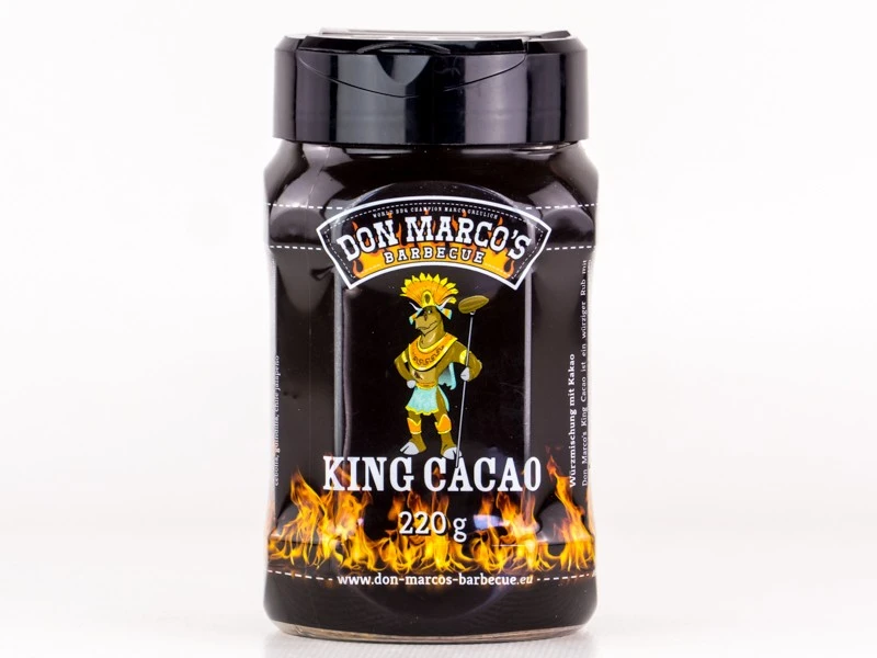 Don Marcos King Cacao BBQ Rub 220g Dose 3 Don Marcos King Cacao BBQ Rub 220g Dose