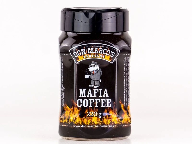 Don Marcos Mafia Coffee Rub BBQ Rub 220g Dose 3 Don Marcos Mafia Coffee Rub BBQ Rub 220g Dose