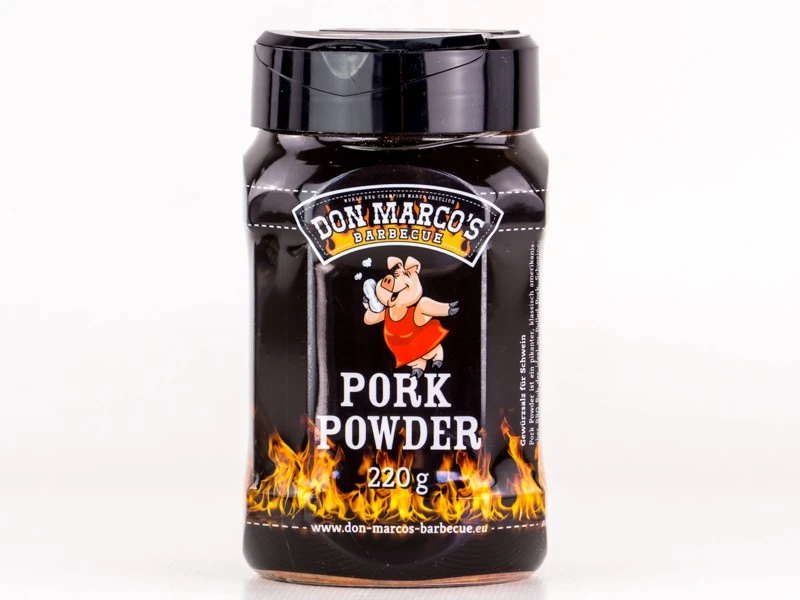 Don Marcos Pork Powder BBQ Rub 220g Dose 3 Don Marcos Pork Powder BBQ Rub 220g Dose