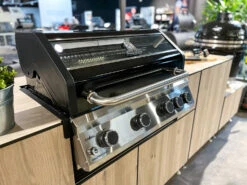Grillfürst G490G 4-Brenner Einbaugrill - Black Edition - Mit Heckbrenner Und Gusseisen Rosten -Barbecue Serien Geschäft Grillfuerst G490 Einbau Gasgrill schwarz 1
