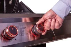 Grillfürst G401G 4-Brenner Einbaugrill Mit Gusseisen Rosten -Barbecue Serien Geschäft Grillfuerst Gasgrill G401G Beleuchtete Drehregler