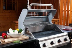 Grillfürst G401G 4-Brenner Einbaugrill Mit Gusseisen Rosten -Barbecue Serien Geschäft Grillfuerst Gasgrill G401G built in