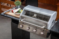 Grillfürst G401G 4-Brenner Einbaugrill Mit Gusseisen Rosten -Barbecue Serien Geschäft Grillfuerst Gasgrill G401G einbau grill