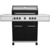 Grillfürst G520E 5-Brenner Gasgrill Mit Hochtemperaturbrenner, Heckbrenner Und Edelstahl Rosten - X-DEAL Inkl. Zubehörpaket -Barbecue Serien Geschäft Grillfuerst Gasgrill G520E frontal