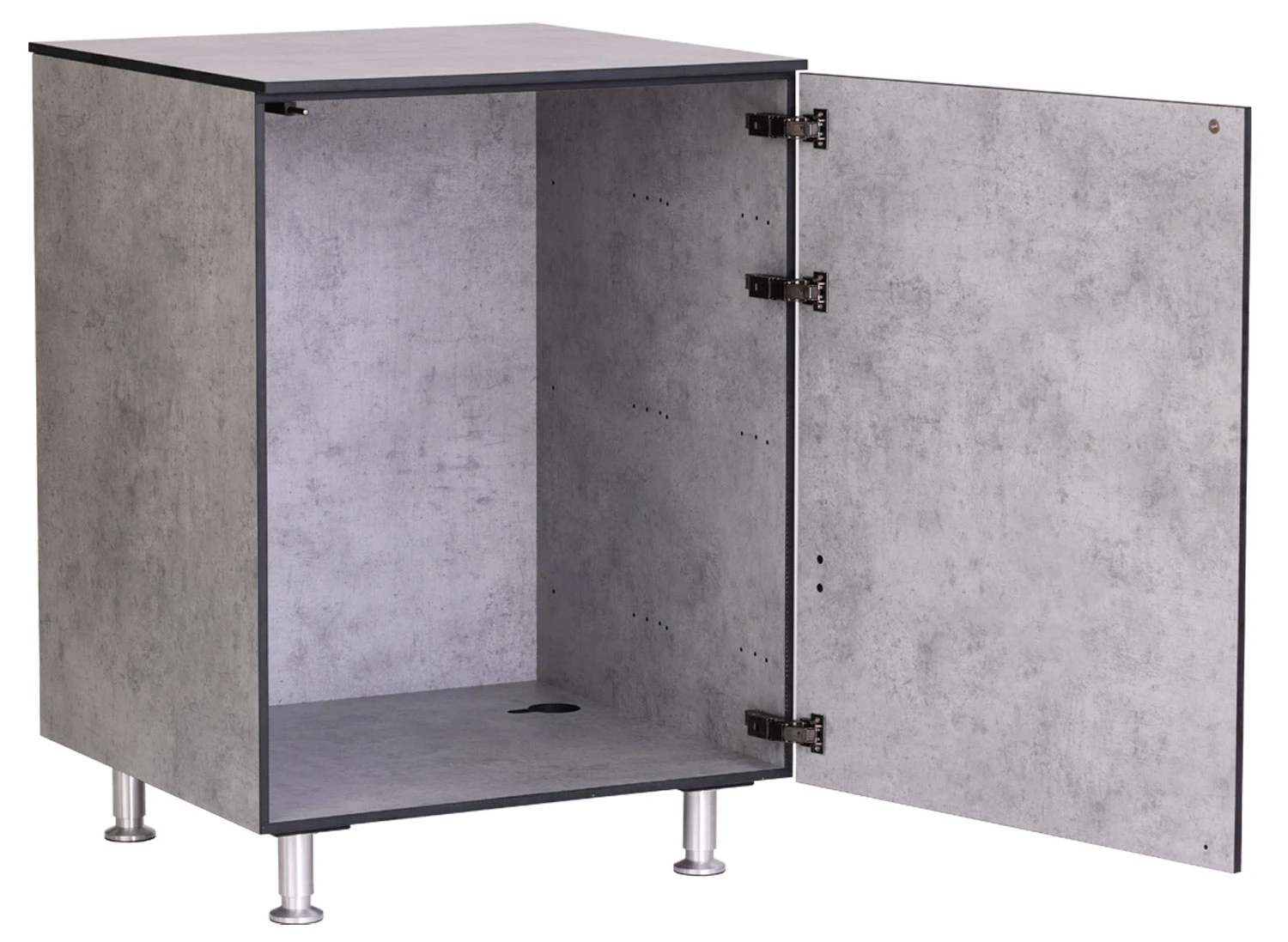 Grillfürst Outdoor Küche Schrank Modul Klein OKS66 Beton 4 Grillfürst Outdoor Küche Schrank Modul Klein OKS66 Beton – Bild 2