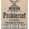 Probierset #1 OFA / Magic Dust / Gyros 3x 100g Beutel By Klaus Grillt 1 Probierset #1 OFA / Magic Dust / Gyros 3x 100g Beutel By Klaus Grillt -Barbecue Serien Geschäft Klaus Grillt BBQ Rub Probierset 1 30160300