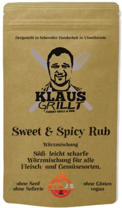 Sweet & Spicy Rub 250 G Beutel By Klaus Grillt