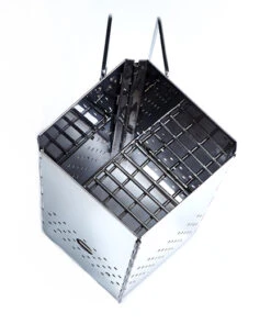 McBrikett Klappkamin / Zusammenklappbarer Anzündkamin -Barbecue Serien Geschäft Mc Brikett Klapp Kamin 4