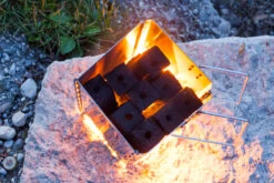 McBrikett Klappkamin / Zusammenklappbarer Anzündkamin -Barbecue Serien Geschäft Mc Brikett Klapp Kamin 5