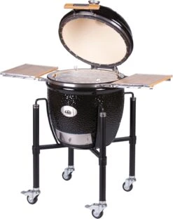 Monolith Grill CLASSIC BBQ GURU - PRO-Serie 2.0 Schwarz - MIT Gestell Und Seitentischen - Inkl. DigiQ Controller Set -Barbecue Serien Geschäft Monolith Keramik Grill Classic PRO Serie 2 0 129001 black 6