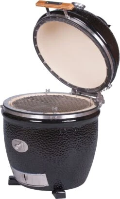 Monolith Grill CLASSIC BBQ GURU - PRO-Serie 2.0 Schwarz - OHNE Gestell Und Seitentische - Inkl. DigiQ Controller Set -Barbecue Serien Geschäft Monolith Keramik Grill Classic PRO Serie 2 0 129002 black 11 3