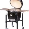 Monolith Grill LeCHEF PRO-Serie 2.0 Schwarz - MIT Gestell Und Seitentischen -Barbecue Serien Geschäft Monolith Keramik Grill Le Chef PRO Serie 2 0 121030 black 2