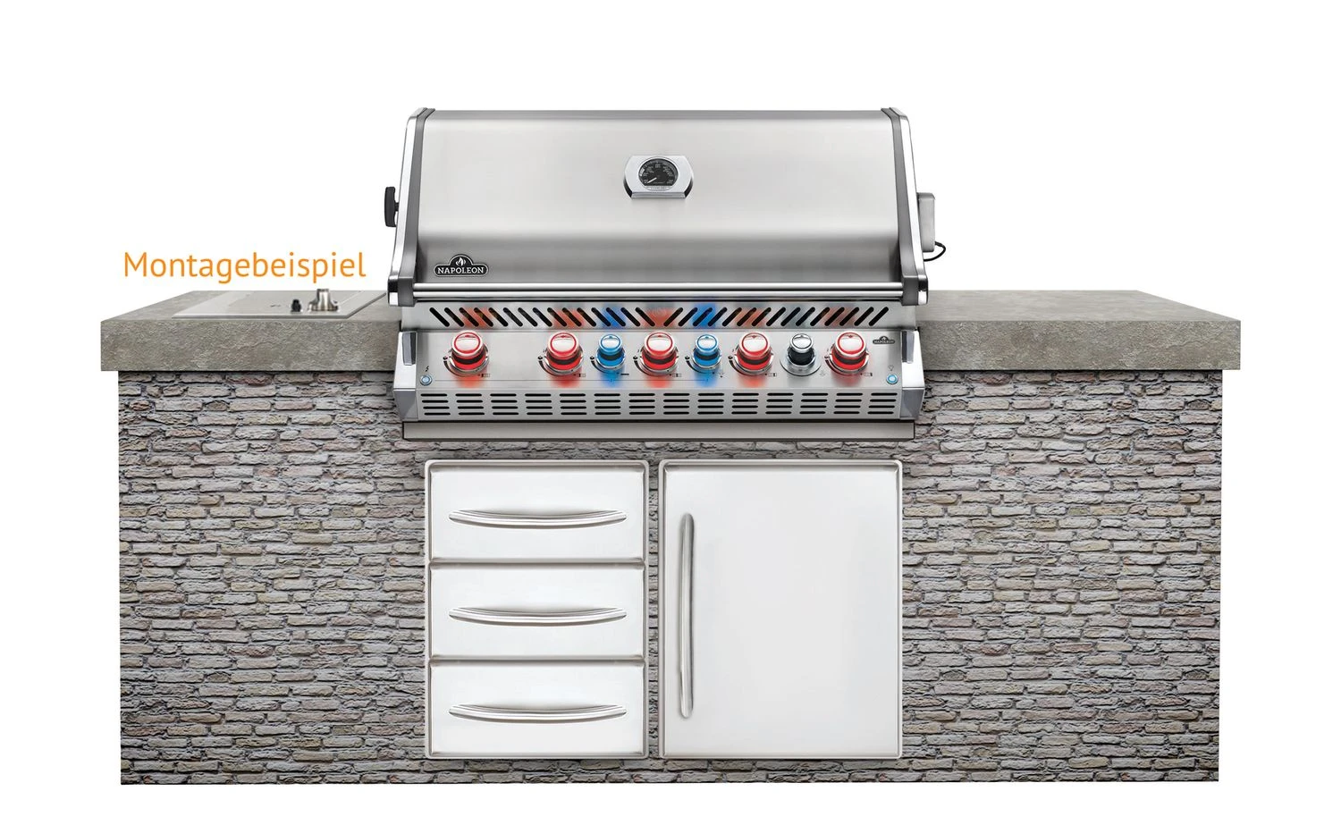 Napoleon Prestige Pro 665-3 Edelstahl Einbaugrill Erdgas - Inkl. Drehspieß - Modell 2023 12 Napoleon Prestige Pro 665-3 Edelstahl Einbaugrill Erdgas - Inkl. Drehspieß - Modell 2023 – Bild 10