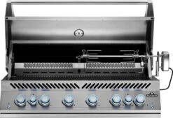 Napoleon 700-Series 44" BIG44 Edelstahl Einbaugrill Inkl. Drehspieß - Modell 2023 -Barbecue Serien Geschäft Napoleon Einbaugrill BIG44 Rotisserie rechts