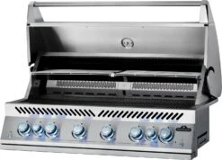 Napoleon 700-Series 44" BIG44 Edelstahl Einbaugrill Inkl. Drehspieß - Modell 2023 -Barbecue Serien Geschäft Napoleon Einbaugrill BIG44RB Warmhalterost