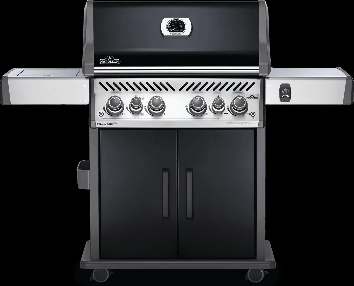 Napoleon Rogue SE 525 Gasgrill, Schwarz Mit Gussrosten, Sizzle Zone Und Heckbrenner - Modell 2023 4 Napoleon Rogue SE 525 Gasgrill, Schwarz Mit Gussrosten, Sizzle Zone Und Heckbrenner - Modell 2023 – Bild 2