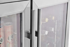 Napoleon Outdoor - Kühlschrank, 210 Liter, 2-türig Mit Doppelverglasung Und LED Beleuchtung - Wasserdicht Nach IP24 -Barbecue Serien Geschäft Napoleon Outdoor Kueche Kuehlschrank Griffe