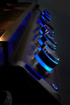 Napoleon Prestige Pro 825-3 Edelstahl Einbaugrill Gas - Inkl. Drehspieß - Modell 2023 -Barbecue Serien Geschäft Napoleon PRestige PRO825 SafeytGlow Drehregler