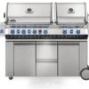 Napoleon Prestige Pro 825-3 Edelstahl Gasgrill Inkl. Drehspieß Und Bodenbeleuchtung - Modell 2023 - SMART Deal Inkl. Grillfürst Grill Control Mit Companion Device Und Einstichthermometer -Barbecue Serien Geschäft Napoleon Prestige Pro 825 Gasgrill PRO825RSBIPSS