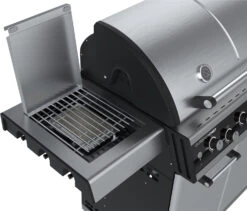 Outdoorchef Dualchef S 425 G Edelstahl Gasgrill Mit Seitenkocher + Blazing Zone Infrarotbrenner + DGS Gusseisen Grillrost 2 Stk. + DGS Gemüse Grillrost 2 Stk. 34 Outdoorchef Dualchef S 425 G Edelstahl Gasgrill Mit Seitenkocher + Blazing Zone Infrarotbrenner + DGS Gusseisen Grillrost 2 Stk. + DGS Gemüse Grillrost 2 Stk. -Barbecue Serien Geschäft Outdoorchef Blazing Zone Dualchef 18 212 80 eingebaut aus