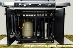 Outdoorchef Dualchef S 425 G Edelstahl Gasgrill Mit Seitenkocher + Blazing Zone Infrarotbrenner + DGS Gusseisen Grillrost 2 Stk. + DGS Gemüse Grillrost 2 Stk. 39 Outdoorchef Dualchef S 425 G Edelstahl Gasgrill Mit Seitenkocher + Blazing Zone Infrarotbrenner + DGS Gusseisen Grillrost 2 Stk. + DGS Gemüse Grillrost 2 Stk. -Barbecue Serien Geschäft Outdoorchef Dualchef S 425 G Unterschrank