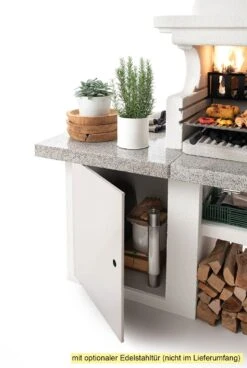 Palazzetti Grillkamin Glasgow 3 Inkl. Montagematerial 9 Palazzetti Grillkamin Glasgow 3 Inkl. Montagematerial -Barbecue Serien Geschäft Palazzetti Grillkamin Glasgow mit Tuer