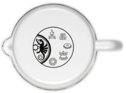 Petromax Emaille Milchtopf / 1000 Ml / Weiß