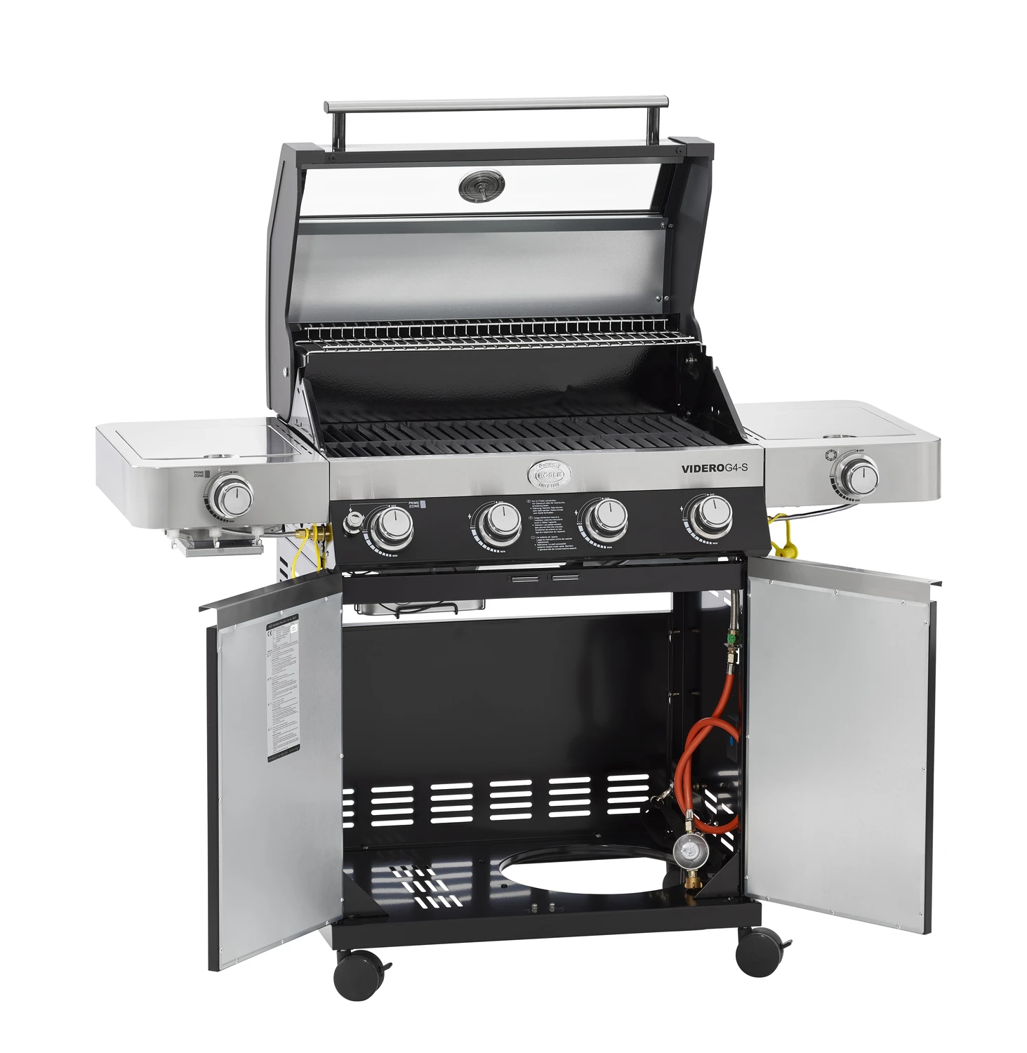 Rösle Gasgrill Videro G4-S VARIO+ Schwarz - Modell 2023 - X-DEAL Inkl. Abdeckhaube, Grillplatte Und Drehspieß 9 Rösle Gasgrill Videro G4-S VARIO+ Schwarz - Modell 2023 - X-DEAL Inkl. Abdeckhaube, Grillplatte Und Drehspieß – Bild 7