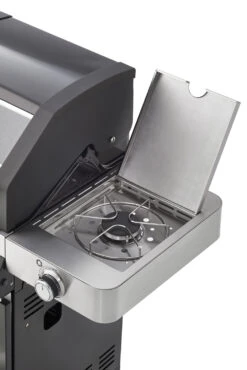 Rösle Gasgrill Videro G3-S VARIO+ Schwarz - Modell 2023 Inkl. Abdeckhaube -Barbecue Serien Geschäft Roesle BBQ Station Seitenkocher Videro 1