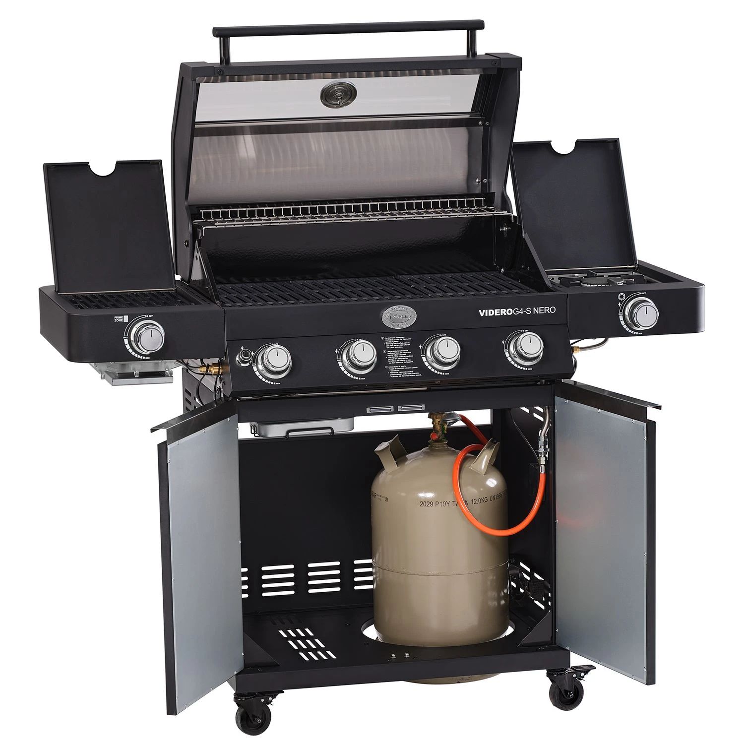 Rösle Gasgrill BBQ-Station Videro G4-S Vario+ Nero Schwarz - Modell 2023 - SMART Deal Inkl. Grillfürst Grill Control 5 Rösle Gasgrill BBQ-Station Videro G4-S Vario+ Nero Schwarz - Modell 2023 - SMART Deal Inkl. Grillfürst Grill Control – Bild 3