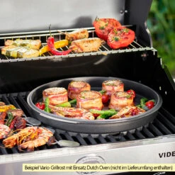 Rösle Gasgrill Videro G3-S VARIO+ Schwarz - Modell 2023 - X-DEAL Inkl. Abdeckhaube Und Grillplatte -Barbecue Serien Geschäft Roesle Videro Gasgrill Vario Grillrost Mood