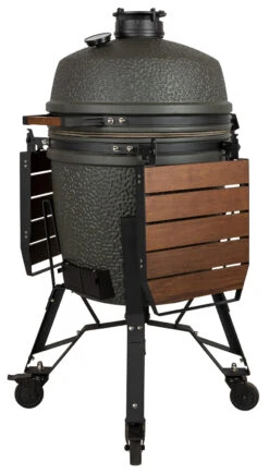 The Bastard Keramikgrill VX Large - Complete - Schwarz Matt - Modell 2023 22 The Bastard Keramikgrill VX Large - Complete - Schwarz Matt - Modell 2023 -Barbecue Serien Geschäft The Bastard VX Keramikgrill Large Komplett Seitenablagen abgeklappt