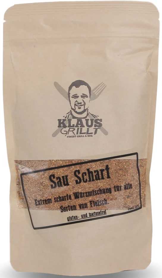 Sau Scharf Gewürzmischung 200 G Beutel By Klaus Grillt 3 Sau Scharf Gewürzmischung 200 G Beutel By Klaus Grillt